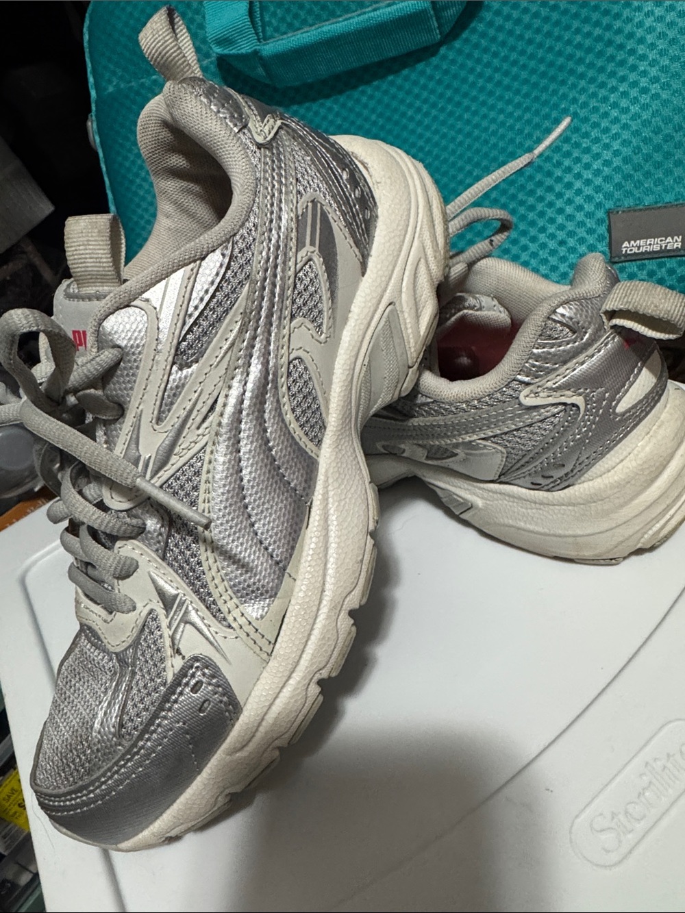 Puma Women’s Silver Athletic Sneakers